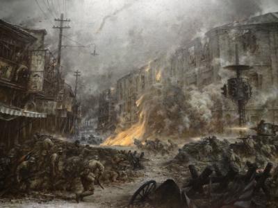 Yao Erchang, The Battle of Shanghai